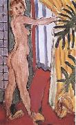 Henri Matisse Nude Standing in front of an Open Door (mk35) oil painting picture wholesale